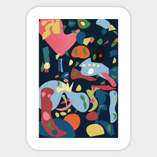 Abstract art Sticker